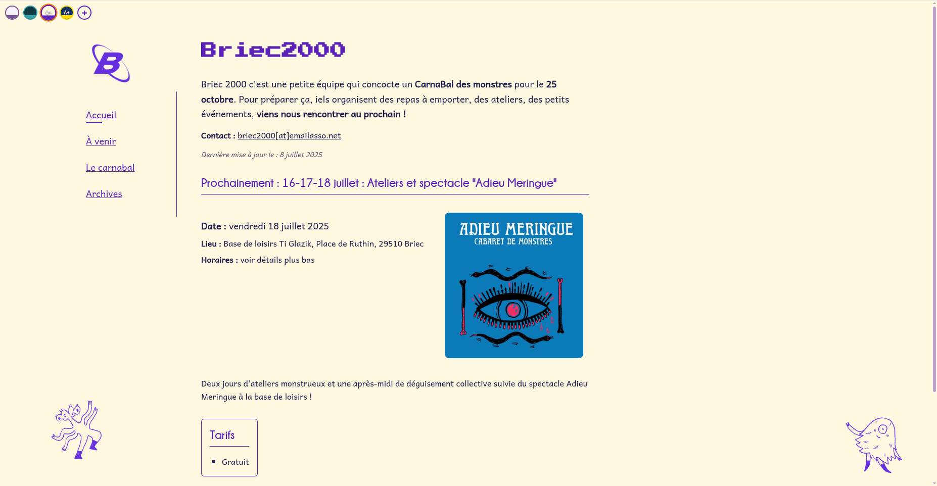 Site de l'association Briec2000