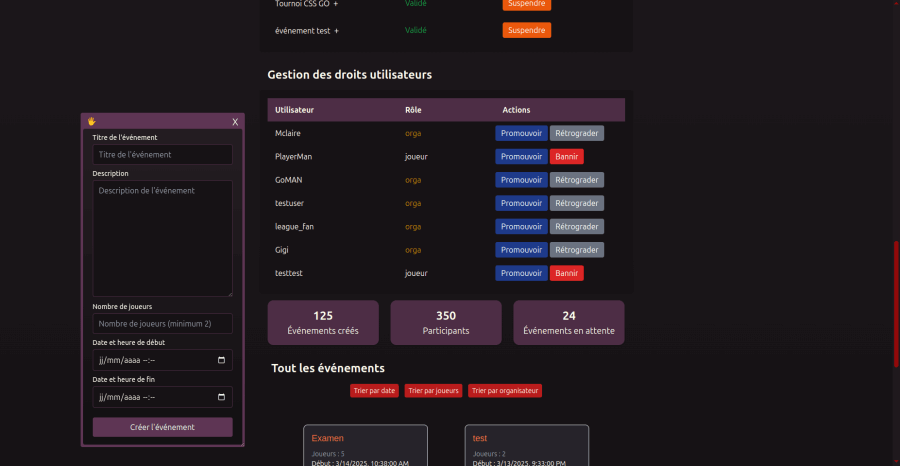 E-sport Application with Chat - Image 1